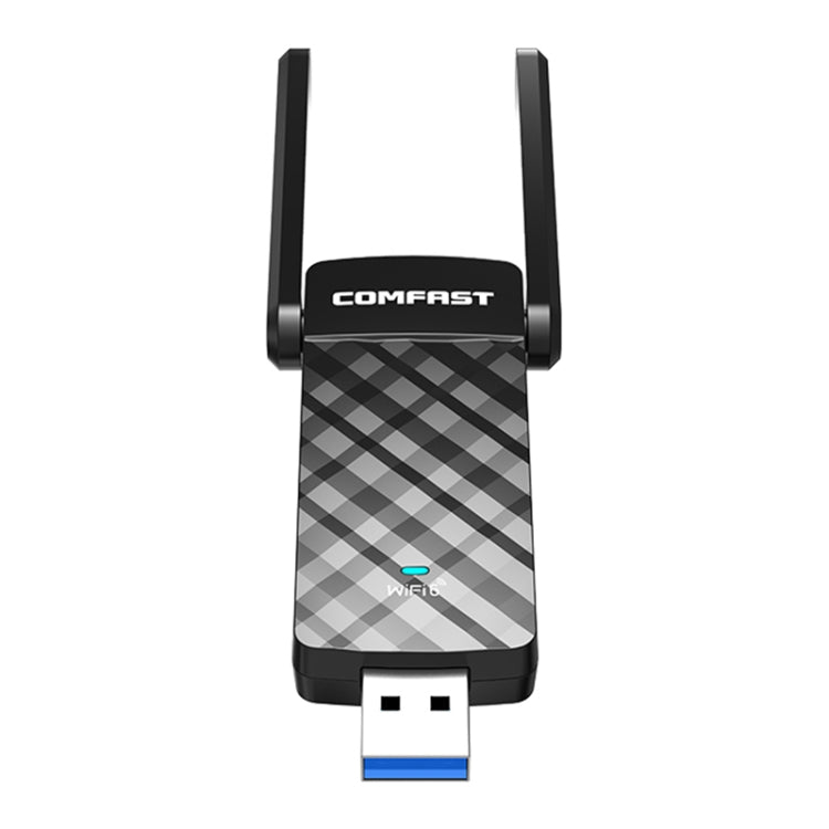 COMFAST C-952AX V2 1800Mbps Dual Band Wireless Network Card WiFi6 USB Adapter, CF-952AX V2 COMFAST C-952AX V2 1800Mbps Dual Band Wireless Network Card WiFi6 USB Adapter, CF-952AX V2